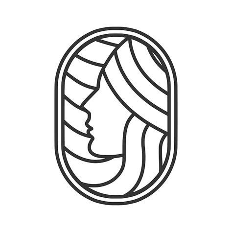 Premium Vector Beauty Woman Logo Design Line Art