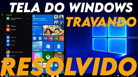 TELA DO COMPUTADOR WINDOWS 10 E 11 FICA CONGELANDO OU TRAVANDO