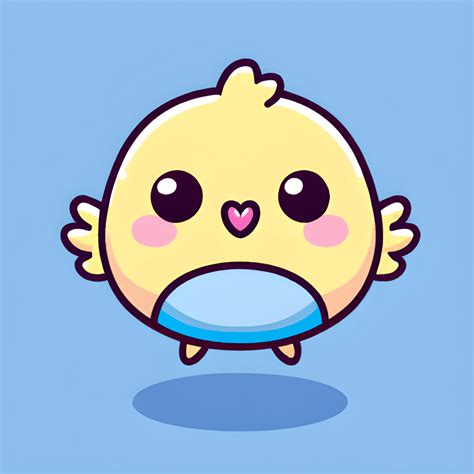 Cute Baby Bird Clipart Kawaii Chibi Cartoon · Creative Fabrica