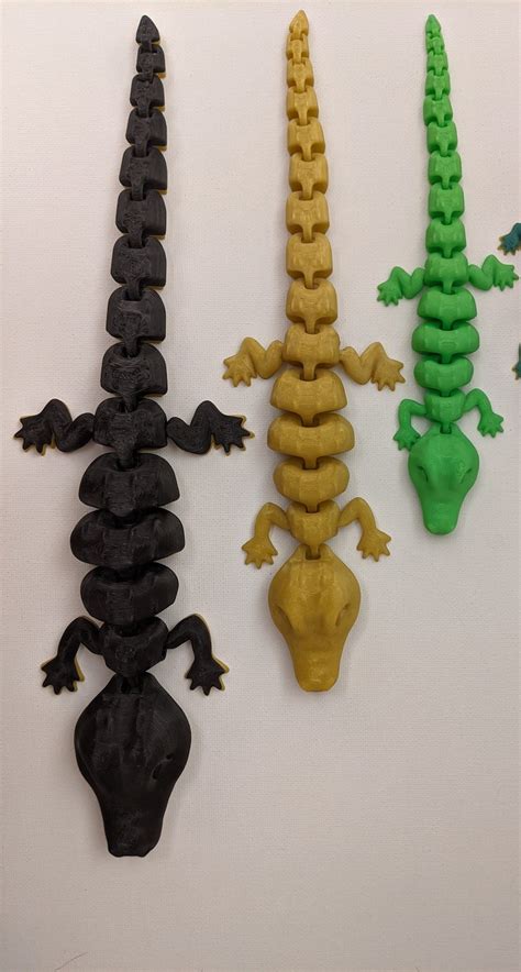 3D Printed Articulated Alligator Etsy