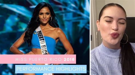 Miss Puerto Rico 2018 Kiara Ortega Performance Miss Universe Review