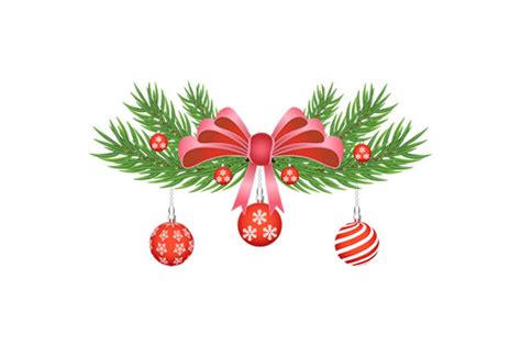 Christmas Ornaments Decoration Vector D Graphic By Designsviki