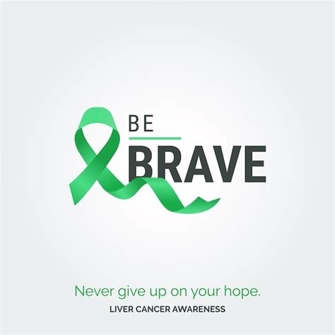 Premium Vector Empower Hope Liver Cancer Awareness Vector Background