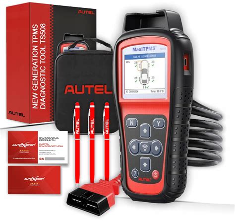 Autel MaxiTPMS TS508 Programator czujników TPMS PL Programowanie