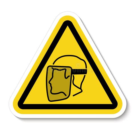 Ppe Must Be Worn In This Area Sign Stock Vector Illustration Of