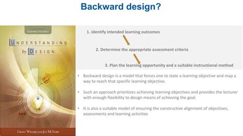 Backward Design Ppt