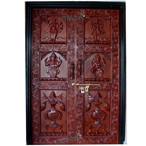 Pooja Double Door Design DOOR 169 Aarsun