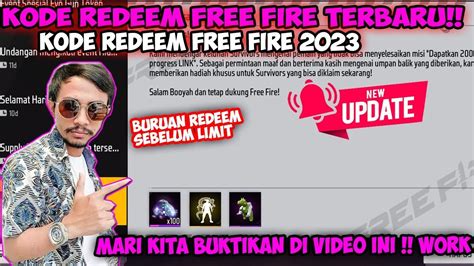 Bongkar Kode Redeem Free Fire Terbaru Agustus Hari Ini Youtube