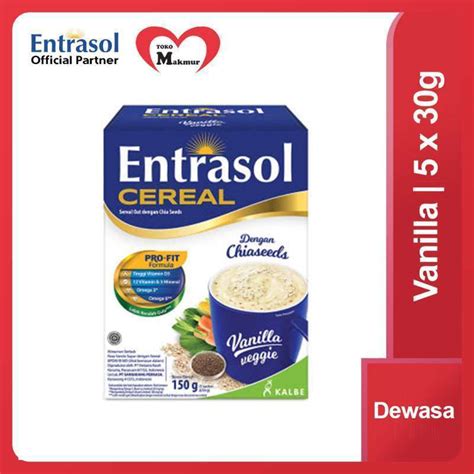 Jual Entrasol Quickstart Cereal Vanilla X Gr Toko Makmur Pondok