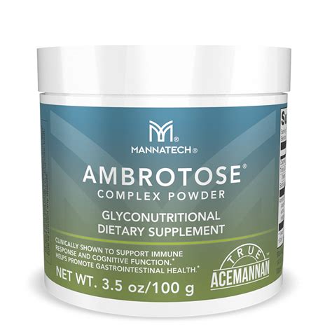 Ambrotose® Complex Our Foundational Glyconutrient Supplement Mannatech