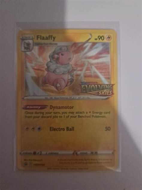 Pok Mon Tcg Flaaffy Evolving Skies Swsh Holo Promo For Sale Online