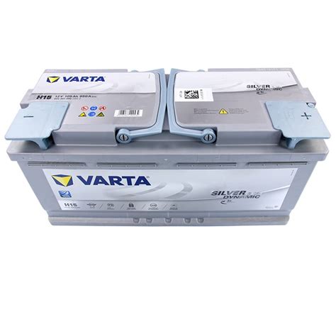 VARTA SILVER DYNAMIC AGM Starterbatterie 105Ah 950A H15