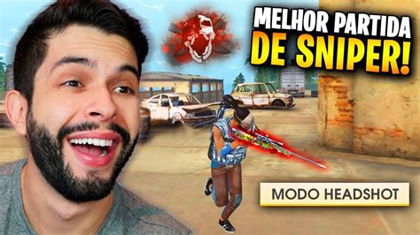 COMO FIZ ISSO MINHA MELHOR PARTIDA DE SNIPER NO FREE FIRE YouTube