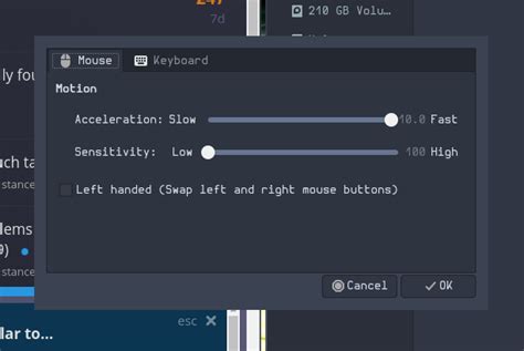 How To Change Mouse Sensitivity Qtile Garuda Linux Forum