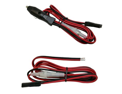 Cb Ham Pin Radio Power Cord Cigarette Lighter Combo Fits General