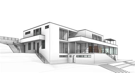 REVIT TRAINING / VILLA TUGENDHAT Revit Architecture, Modern ...