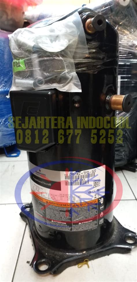 Jual Compressor AC Copeland Scroll ZR61KC TFD 522 Oleh SEJAHTERA INDOCOOL