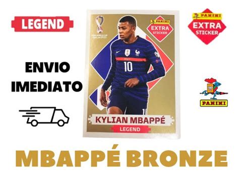 Figurinha Kylian Mbappé Legend Bronze Original Copa Do Mundo Frete grátis