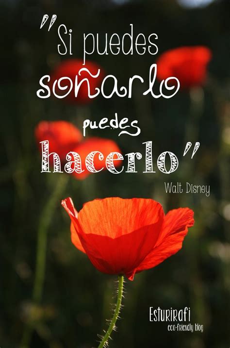 A Red Flower With The Words St Puedes Sonarlo Pedes Hacerlo