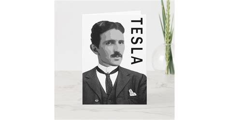 TESLA GREETING CARD | Zazzle