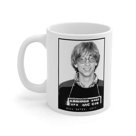 Bill Gates 1977 Mugshot Mug Etsy