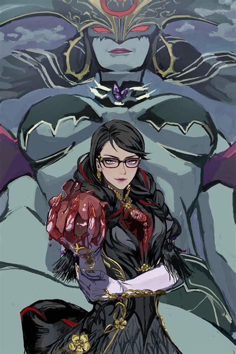 Bayonetta And Madama Butterfly Bayonetta And 1 More Drawn By Icchii