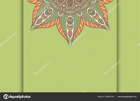 Plantilla De Lujo Fondo Negro Mandala Vector De Stock Por Vikasnezh