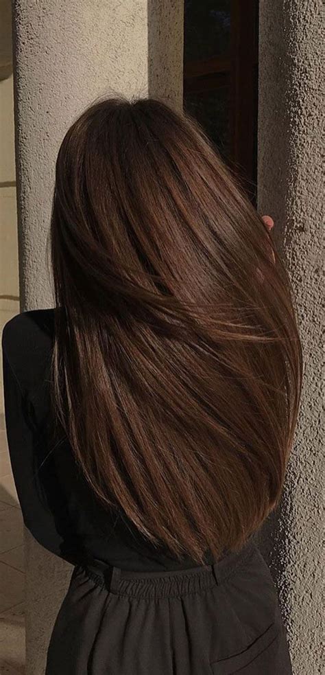 50 Stylish Brown Hair Colors Styles For 2022 Smooth Rich Chocolate