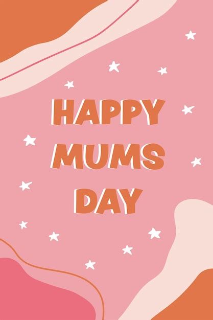 Premium Vector Mothers Day Greeting Card Design