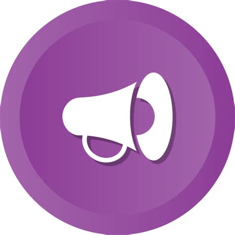 Announcement Campgn Marketing Megaphone User Interface Gesture Icons