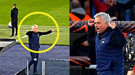 Jose Mourinho Crazy Celebration After As Roma Qualifies For Europa Semi