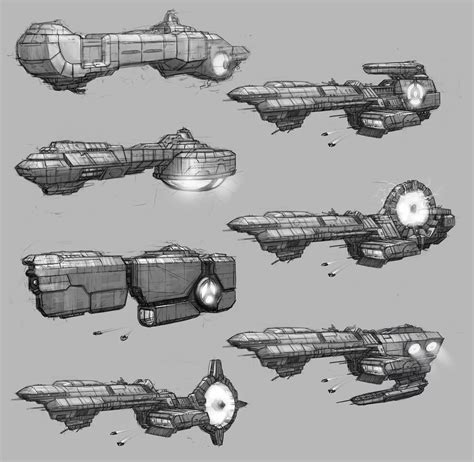 Space Ship Concept Art Concept Ships Spaceship Art Spaceship Design Ship Sketch Hover Car