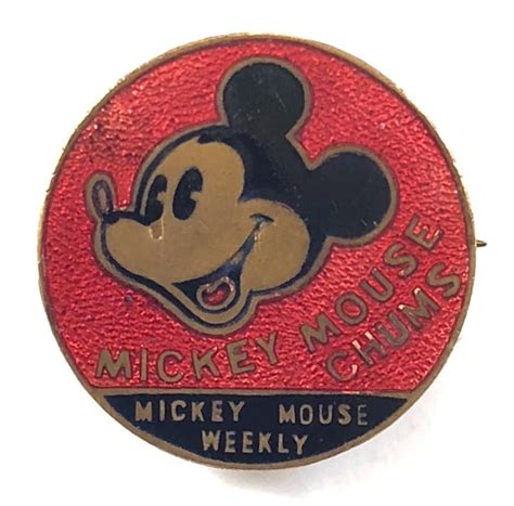 Sally Bosleys Badge Shop Mickey Mouse Chums Weekly Comic Membership