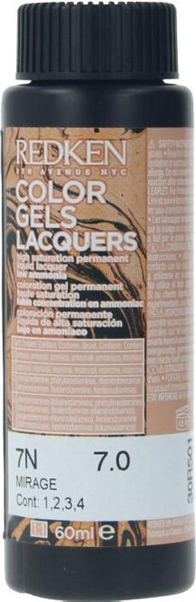 Permanente Kleur Redken Color Gel Lacquers 7n Mirage 3 X 60 Ml