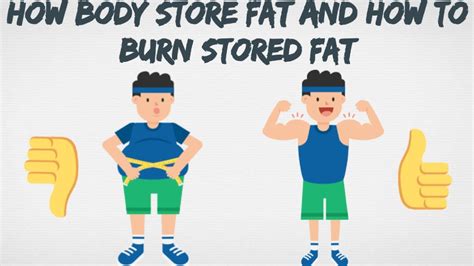 How Body Store Fat And How To Burn Stored Fat Youtube