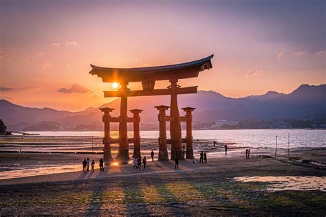 Itsukushima Shrine Torii, Miyajima, Japan