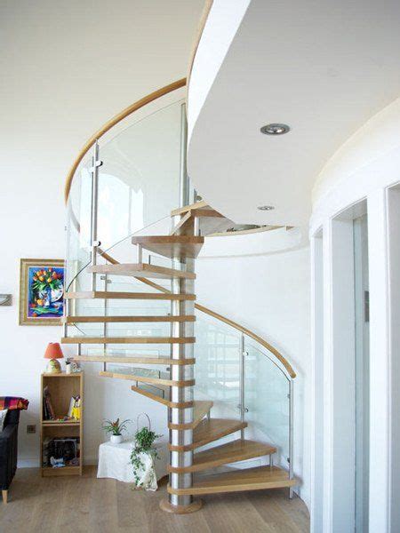 Glass Railing Spiral Staircase Demax Arch Staircase Design Modern