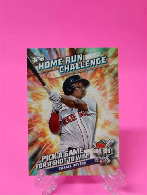 2024 TOPPS HOME Run Challenge Uncratched HRC 8 Rafael Devers Boston