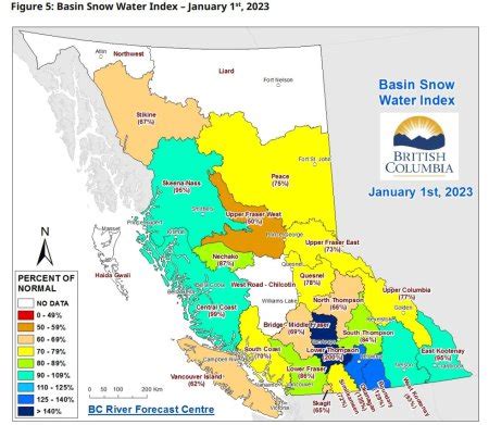 B.C. weather: Snowpack levels for most of province well below normal ...