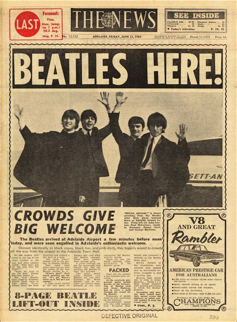 Beatles Newspaper Clippings Part 1 The Beatles