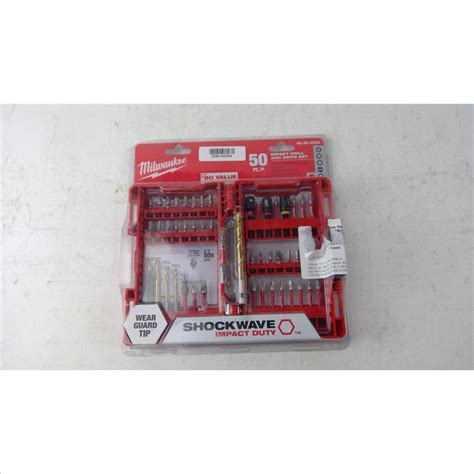 Milwaukee 50 PC Impact Drill And Drive Set 48 32 4024 Property Room