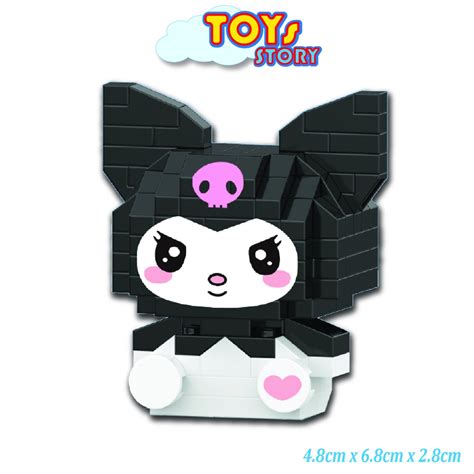 Đồ chơi lắp ráp 3D mô hình MINI KUROMI CINAMOROLL YUGUI nhân vật hoạt