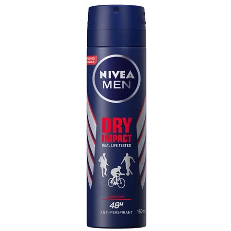 Buy Nivea Deo Spray Dry Impact (M) 150ml Online in Singapore | iShopChangi