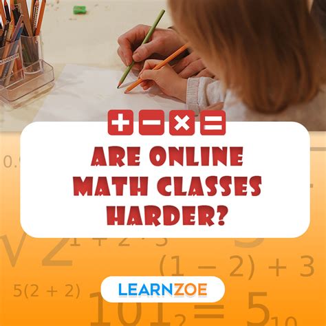 Are Online Math Classes Harder