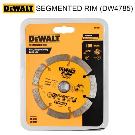 KM Lighting Product DEWALT Cutting Wheel Diamond Blade Segmented