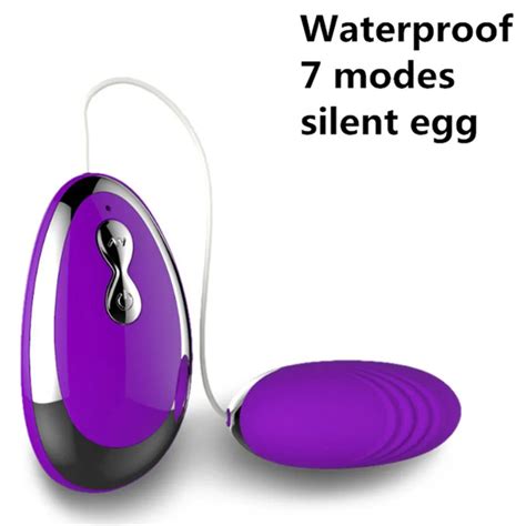 Waterproof Silent 7 Mode Powerful Jump Egg Clitoris Vibrator G Spot Massager Adult Sex Product