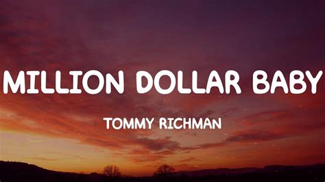 Million Dollar Baby Tommy Richman Lyrics Youtube