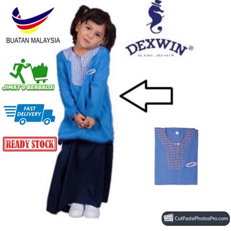 Baju Tadika Kemas Perempuan Kain Cotton Kemeja Baju Sahaja Shopee