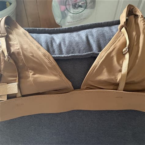 Skins Plunge Bikini Top Shade Almond Size Xs Depop
