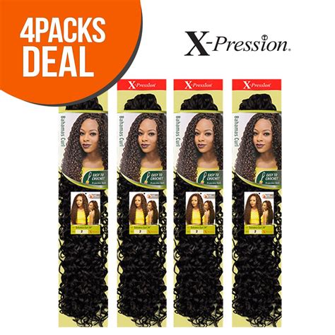 Multi Pack Bahamas Curl 24 Braid Outre X Pression Synthetic